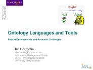 Ontology Languages and Tools