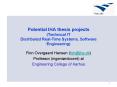 Potential IHA thesis projects Technical IT Distributed RealTime Systems, Software Engineering PowerPoint PPT Presentation