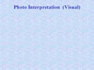 Photo Interpretation Visual