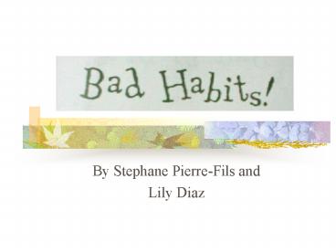 By Stephane PierreFils and