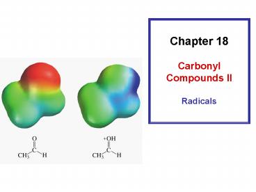 Carbonyl Compounds II