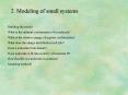 2. Modeling of small systems PowerPoint PPT Presentation