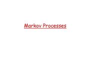Markov Processes
