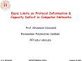 Basic Limits on Protocol Information PowerPoint PPT Presentation