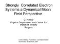 Strongly Correlated Electron Systems a Dynamical Mean Field Perspective PowerPoint PPT Presentation