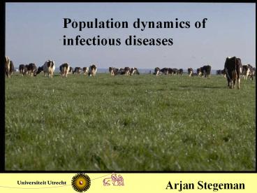 Population dynamics of