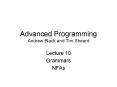 Advanced Programming Andrew Black and Tim Sheard PowerPoint PPT Presentation