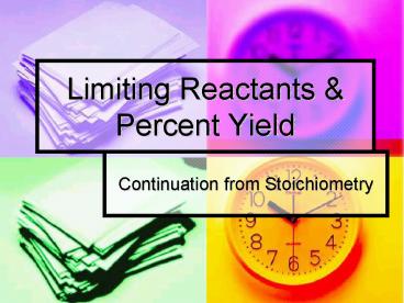 Limiting Reactants