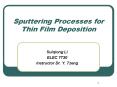 Sputtering Processes for Thin Film Deposition PowerPoint PPT Presentation