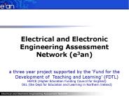 Electrical and Electronic Engineering Assessment Network (e3an)