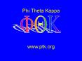 Phi Theta Kappa PowerPoint PPT Presentation