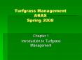 Turfgrass Management ABAS Spring 2008 PowerPoint PPT Presentation