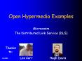 Open Hypermedia Examples PowerPoint PPT Presentation