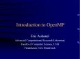 Introduction to OpenMP PowerPoint PPT Presentation