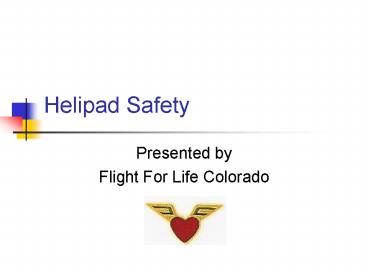 Helipad Safety