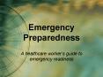 Emergency Preparedness PowerPoint PPT Presentation