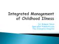 Integrated Management of Childhood Illness PowerPoint PPT Presentation