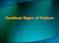 Cardinal Signs of Failure PowerPoint PPT Presentation