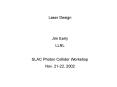 Laser Design PowerPoint PPT Presentation