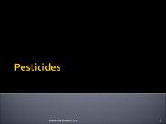 Science 9 - Pesticides