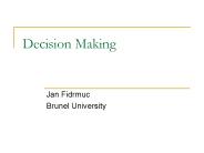 Decision Making