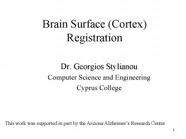 Brain Surface Cortex Registration