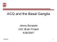 ACQ and the Basal Ganglia PowerPoint PPT Presentation