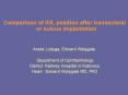Comparison of IOL position after transscleral or sulcus implantation PowerPoint PPT Presentation