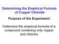 PowerPoint Presentation  -  Empirical Formula PowerPoint PPT Presentation