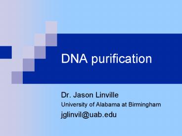 DNA purification