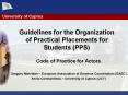 Guidelines for the Organization of Practical Placements for Students (PPS) PowerPoint PPT Presentation