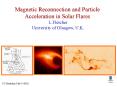 Magnetic Reconnection and Particle PowerPoint PPT Presentation
