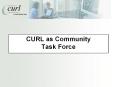 CURL as Community Task Force PowerPoint PPT Presentation