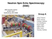 Neutron Spin Echo Spectroscopy (NSE)