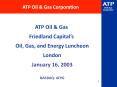 ATP Oil PowerPoint PPT Presentation