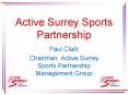 Active Surrey Sports Partnership PowerPoint PPT Presentation