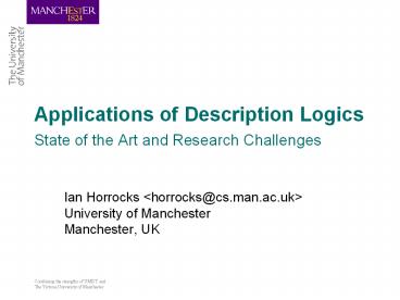 Applications%20of%20Description%20Logics%20State%20of%20the%20Art%20and%20Research%20Challenges