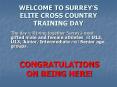 WELCOME TO SURREYS ELITE CROSS COUNTRY TRAINING DAY PowerPoint PPT Presentation