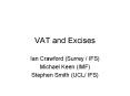 VAT and Excises PowerPoint PPT Presentation