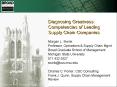 Diagnosing Greatness: Competencies of Leading Supply Chain Companies PowerPoint PPT Presentation
