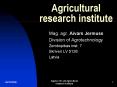 Agricultural research institute PowerPoint PPT Presentation
