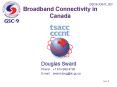 Broadband Connectivity in Canada PowerPoint PPT Presentation