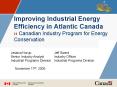 Improving Industrial Energy Efficiency in Atlantic Canada 
