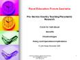 Rural Education Forum Australia PowerPoint PPT Presentation