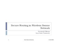 Secure Routing in Wireless Sensor Network