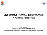 INFORMATIONAL EXCHANGE A National Perspective