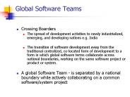 Global Software Teams