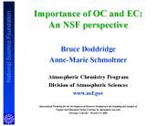 Importance of OC and EC: An NSF perspective