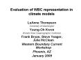 Evaluation of WBC representation in climate models PowerPoint PPT Presentation