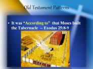 Old Testament Patterns
